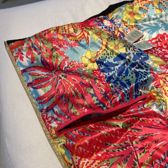 Lilly Pulitzer packable down vest small black - Picture 12 of 16